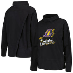 Los Angeles Lakers Levelwear Women's Sunset Pullover Sweatshirt - Black discount