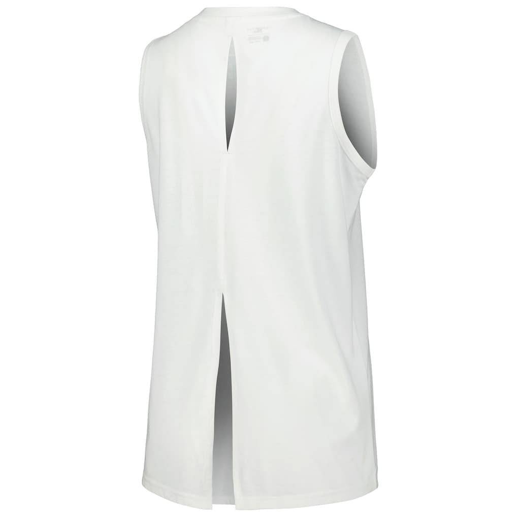 Chicago Bulls Levelwear Women's Paisley Peekaboo Tank Top sale - White for sale