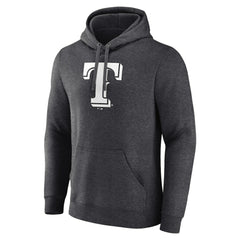 Texas Rangers Personalized Monochrome Name & Number Pullover Hoodie - Charcoal