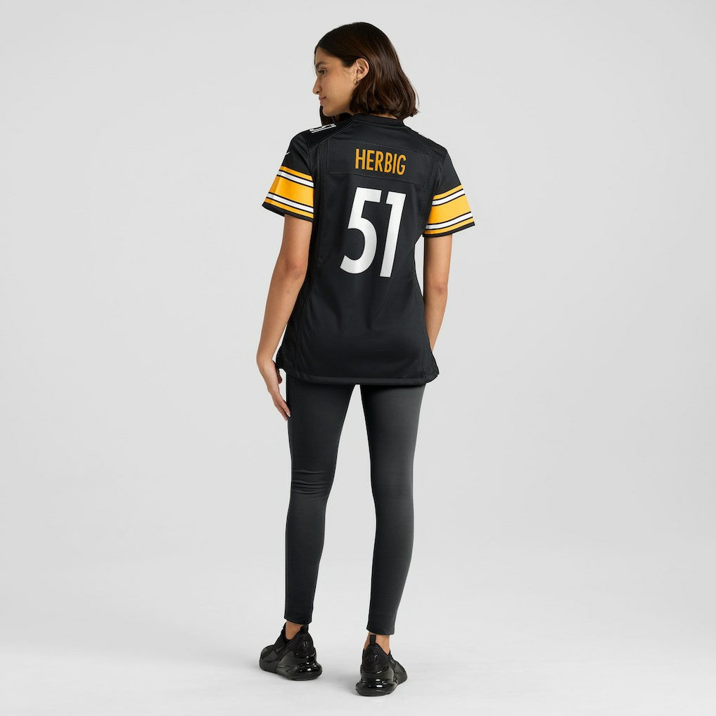 NFL Pittsburgh Steelers Nick Herbig  Women's Game Jersey