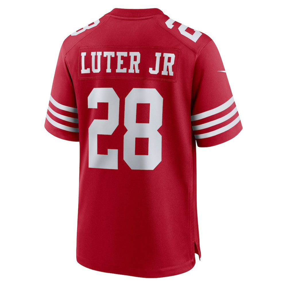 NFL San Francisco 49ers Darrell Luter Jr.  Game Jersey