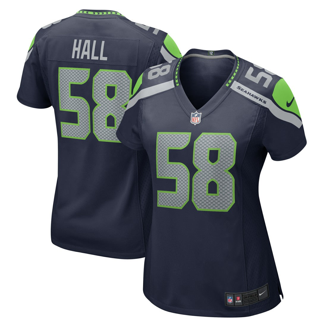 NFL Seattle Seahawks Derick Hall  Women's Team Game Jersey