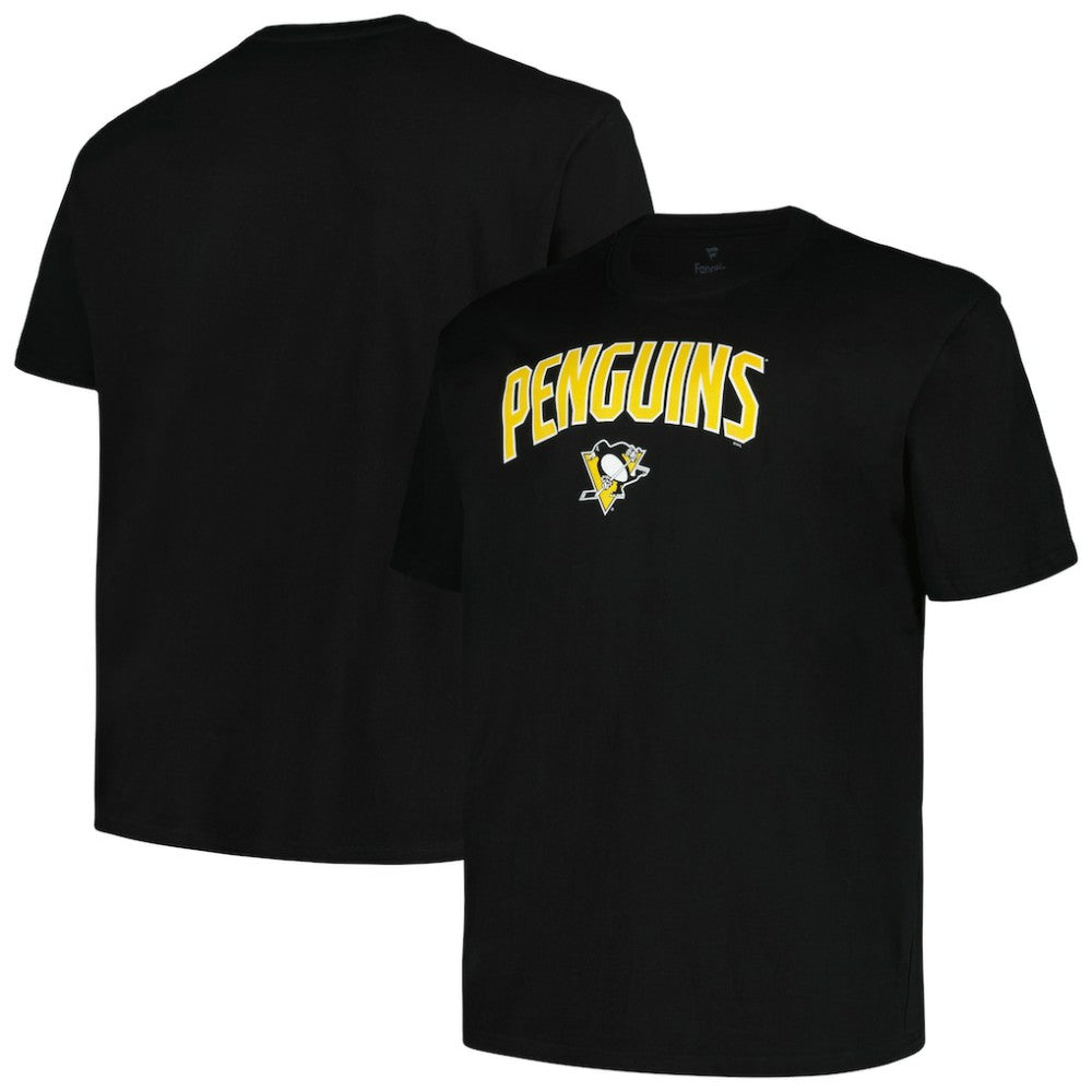 Pittsburgh Penguins Profile Big & Tall Arch Over Logo T-Shirt