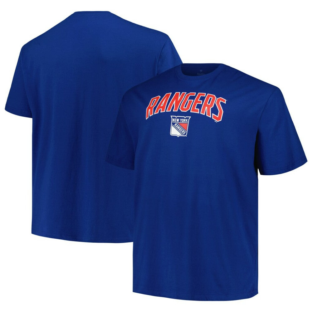 New York Rangers Profile Big & Tall Arch Over Logo T-Shirt