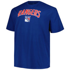 New York Rangers Profile Big & Tall Arch Over Logo T-Shirt