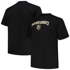 Vegas Golden Knights Profile Big & Tall Arch Over Logo T-Shirt