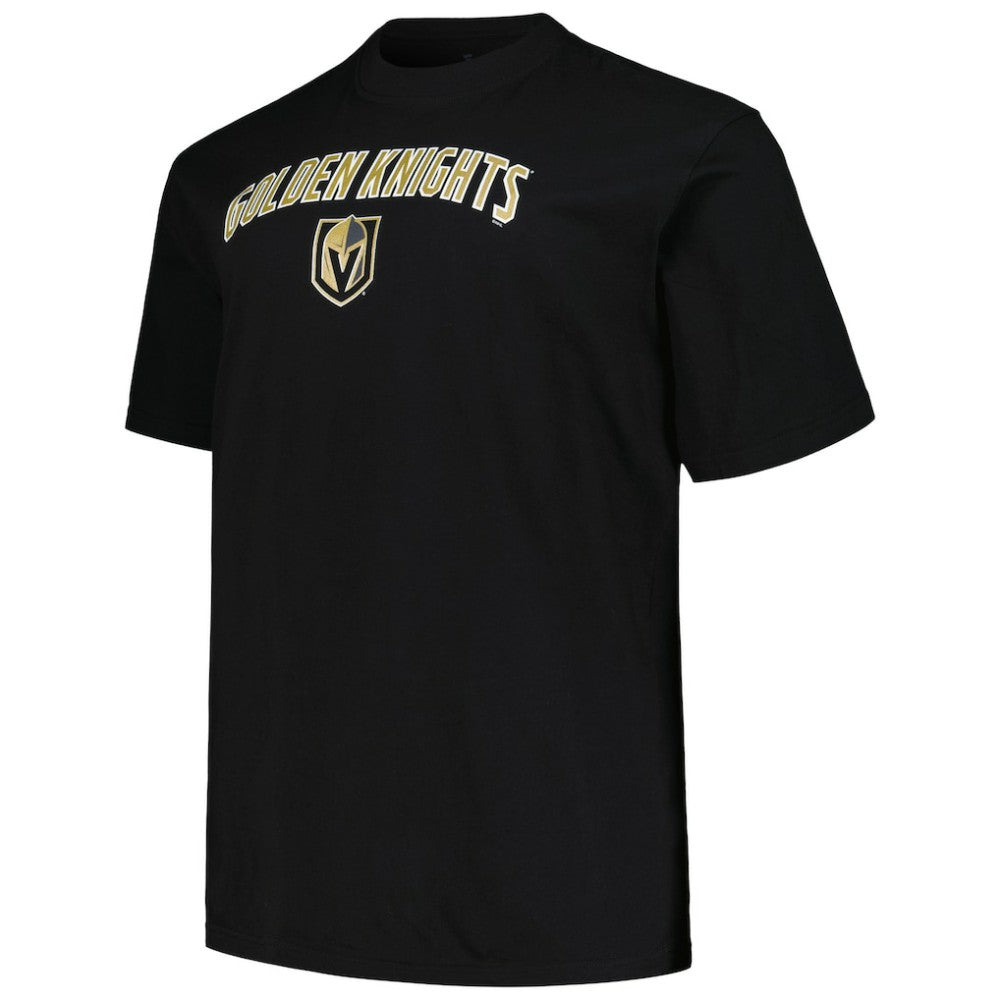 Vegas Golden Knights Profile Big & Tall Arch Over Logo T-Shirt
