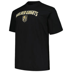 Vegas Golden Knights Profile Big & Tall Arch Over Logo T-Shirt