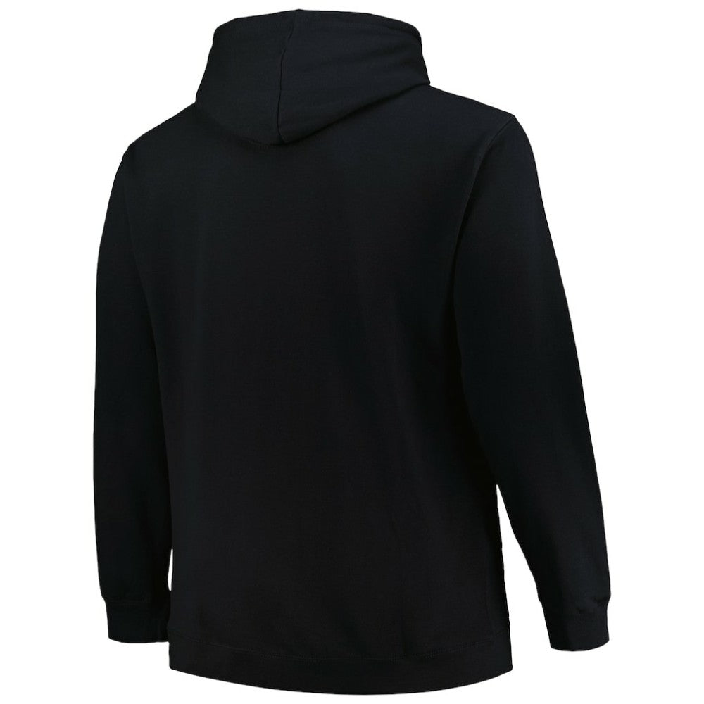 Boston Bruins Profile Big & Tall Arch Over Logo Pullover Hoodie