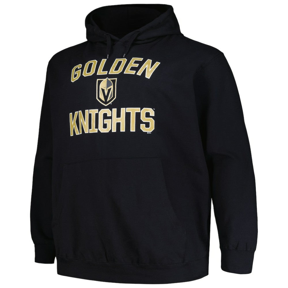 Vegas Golden Knights Profile Big & Tall Arch Over Logo Pullover Hoodie