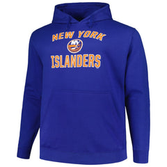 New York Islanders Profile Big & Tall Arch Over Logo Pullover Hoodie