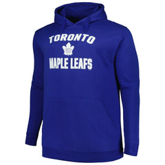 Toronto Maple Leafs Profile Big & Tall Arch Over Logo Pullover Hoodie