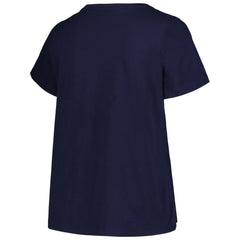 Seattle Kraken Profile Women's Plus Size Arch Over Logo T-Shirt