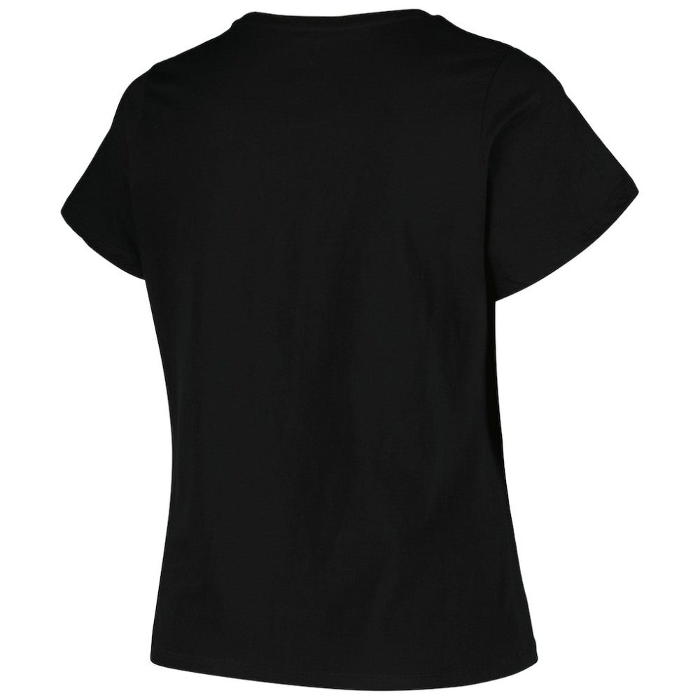 Pittsburgh Penguins Profile Women's Plus Size Arch Over Logo T-Shirt