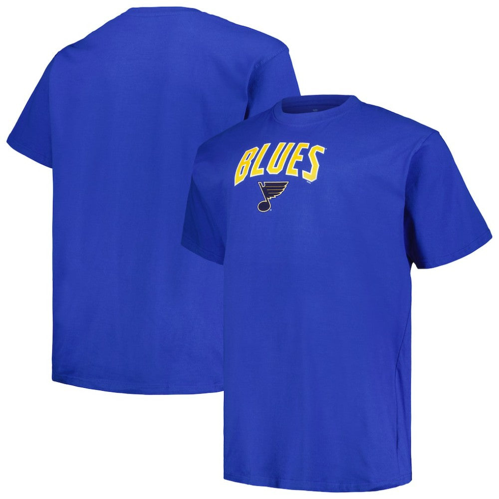 St. Louis Blues Profile Big & Tall Arch Over Logo T-Shirt