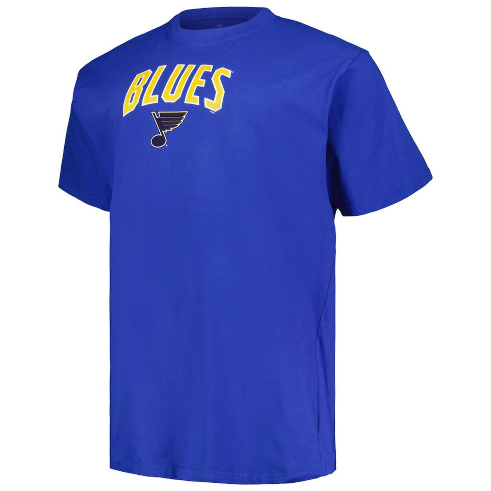 St. Louis Blues Profile Big & Tall Arch Over Logo T-Shirt