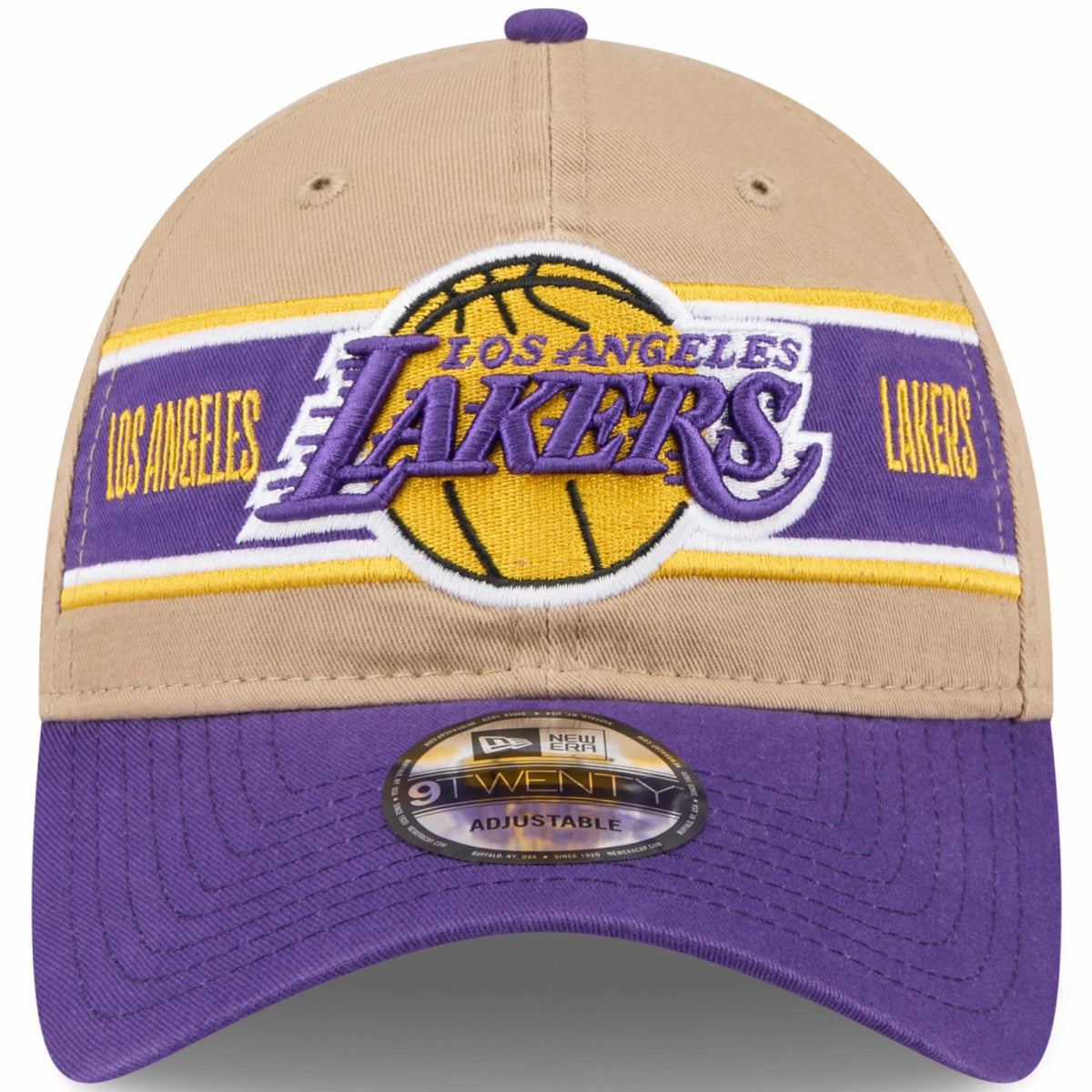 Los Angeles Lakers 2024 NBA Draft 9TWENTY Adjustable Hat - Tan/Purple | New Era outlet