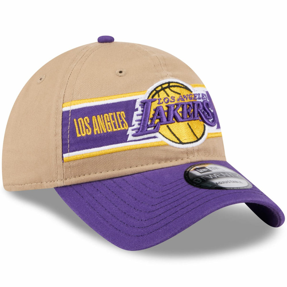 Los Angeles Lakers 2024 NBA Draft 9TWENTY Adjustable Hat - Tan/Purple | New Era outlet