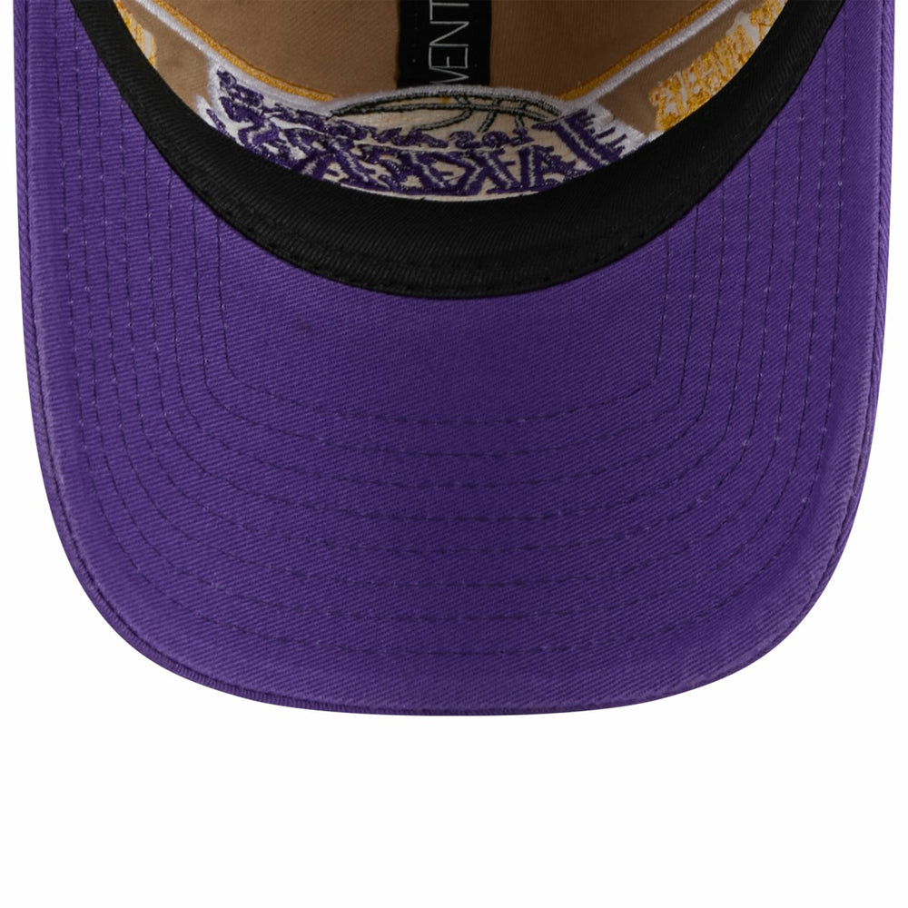 Los Angeles Lakers 2024 NBA Draft 9TWENTY Adjustable Hat - Tan/Purple | New Era outlet