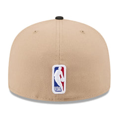 Miami Heat 2024 NBA Draft 59FIFTY Fitted Hat - Tan/Black | New Era on sale