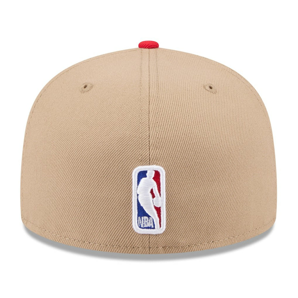 Chicago Bulls 2024 NBA Draft 59FIFTY Fitted Hat - Tan/Red | New Era for sale