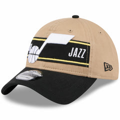 Utah Jazz 2024 NBA Draft 9TWENTY Adjustable Hat - Tan/Black | New Era cheap