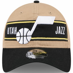 Utah Jazz 2024 NBA Draft 9TWENTY Adjustable Hat - Tan/Black | New Era cheap