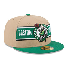 Boston Celtics 2024 NBA Draft 59FIFTY Fitted Hat - Tan/Kelly Green | New Era shop