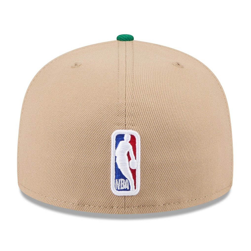 Boston Celtics 2024 NBA Draft 59FIFTY Fitted Hat - Tan/Kelly Green | New Era shop