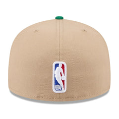 Boston Celtics 2024 NBA Draft 59FIFTY Fitted Hat - Tan/Kelly Green | New Era shop