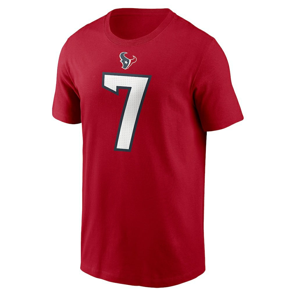 NFL Houston Texans C.J. Stroud  Player Name & Number T-Shirt