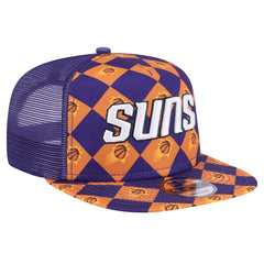 Phoenix Suns Seeing Diamonds A-Frame Trucker 9FIFTY Snapback Hat - Purple | New Era cheap