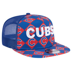 Chicago Cubs Seeing Diamonds A-Frame Trucker 9FIFTY Snapback Hat - Royal | New Era