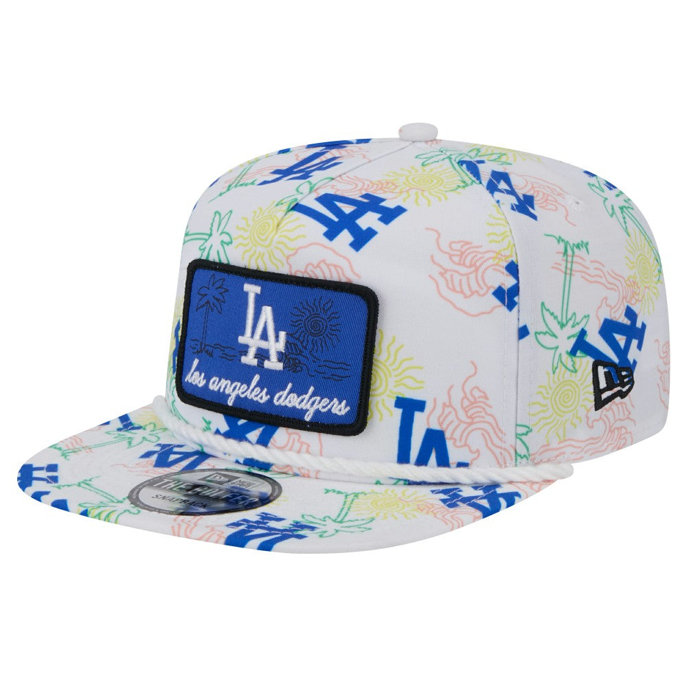 Los Angeles Dodgers Islander Golfer Snapback Hat - White | New Era