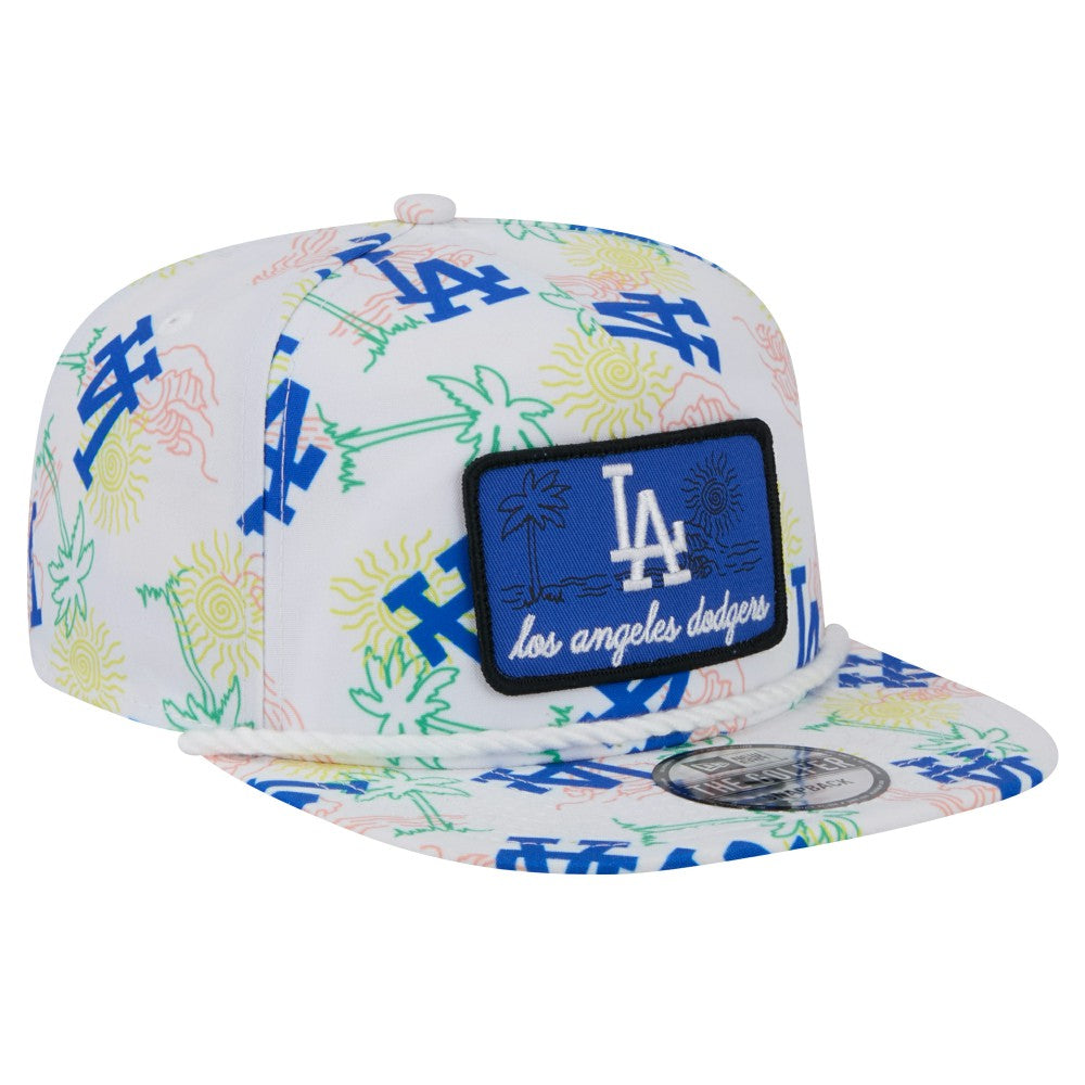 Los Angeles Dodgers Islander Golfer Snapback Hat - White | New Era
