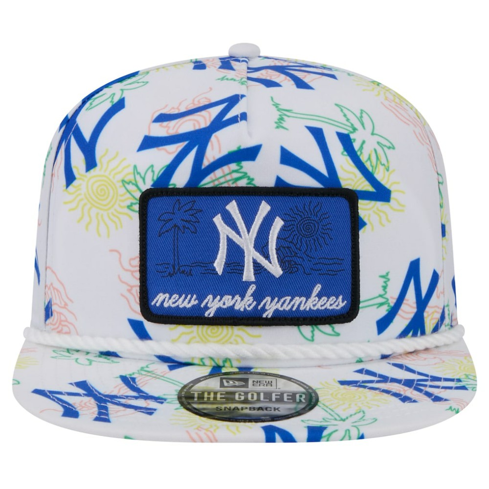 New York Yankees Islander Golfer Snapback Hat - White | New Era