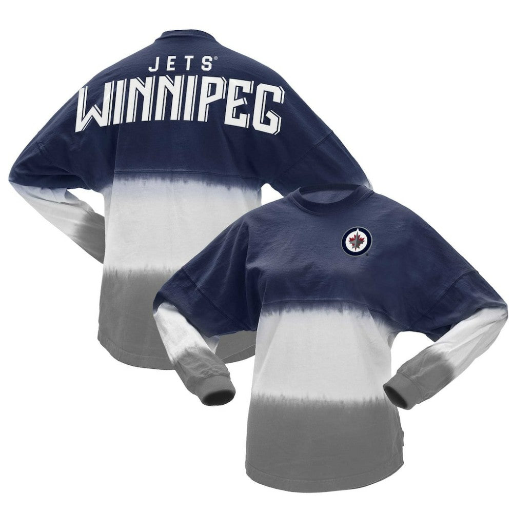 Winnipeg Jets Fanatics Women's Ombre Long Sleeve T-Shirt