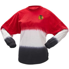 Chicago Blackhawks Fanatics Women's Ombre Long Sleeve T-Shirt