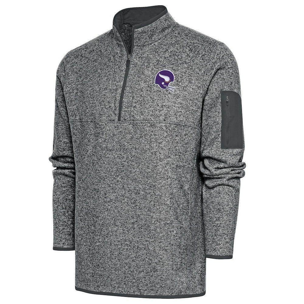 NFL Minnesota Vikings Antigua Fortune Quarter-Zip Pullover Jacket