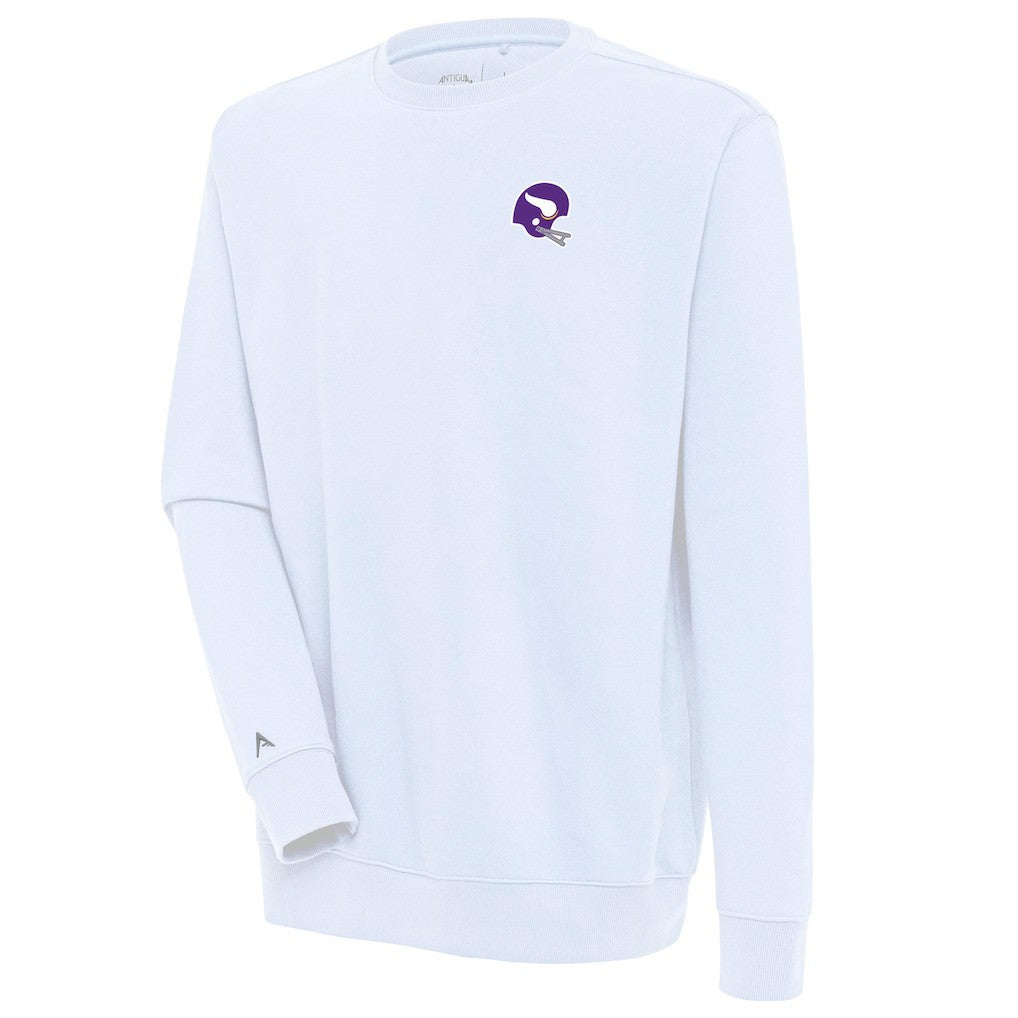 NFL Minnesota Vikings Antigua Victory Crewneck Pullover Sweatshirt