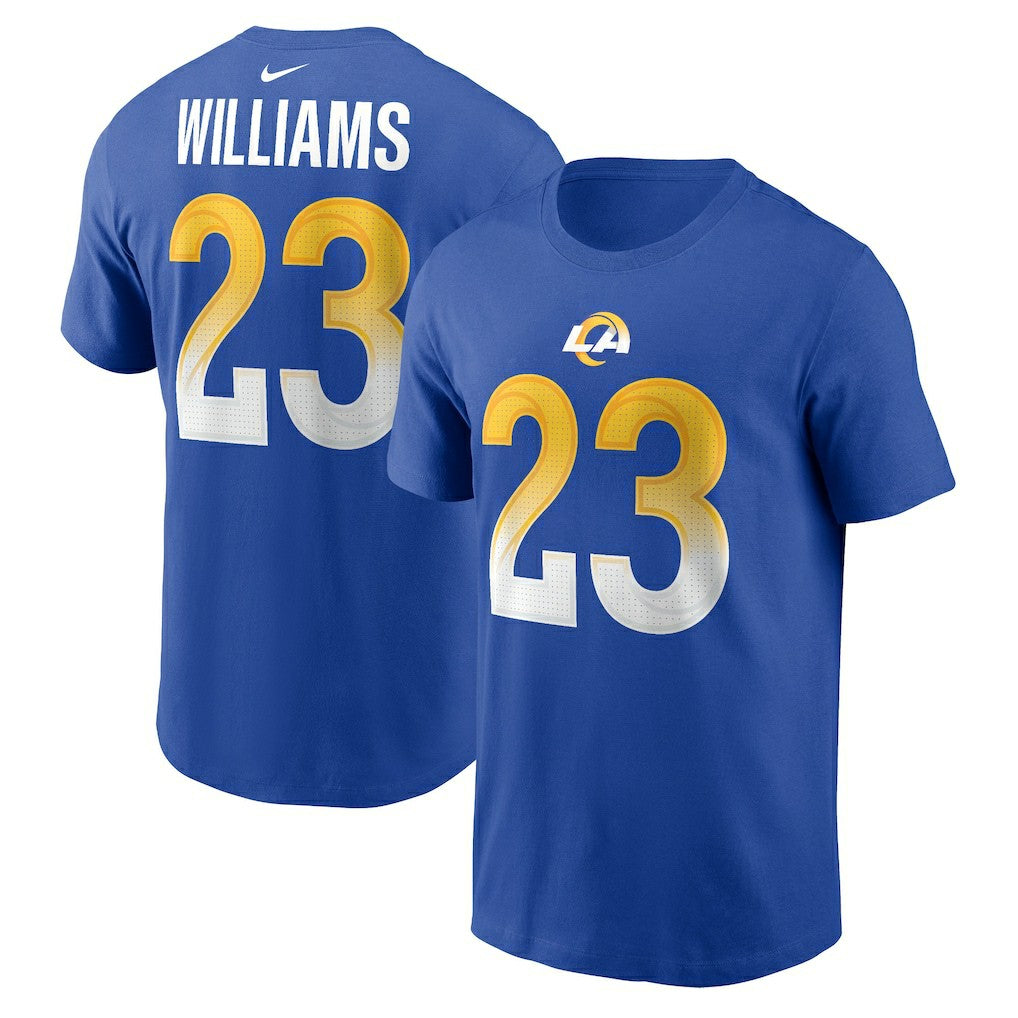 NFL Los Angeles Rams Kyren Williams  Player Name & Number T-Shirt