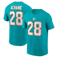 NFL Miami Dolphins De’Von Achane  Player Name & Number T-Shirt