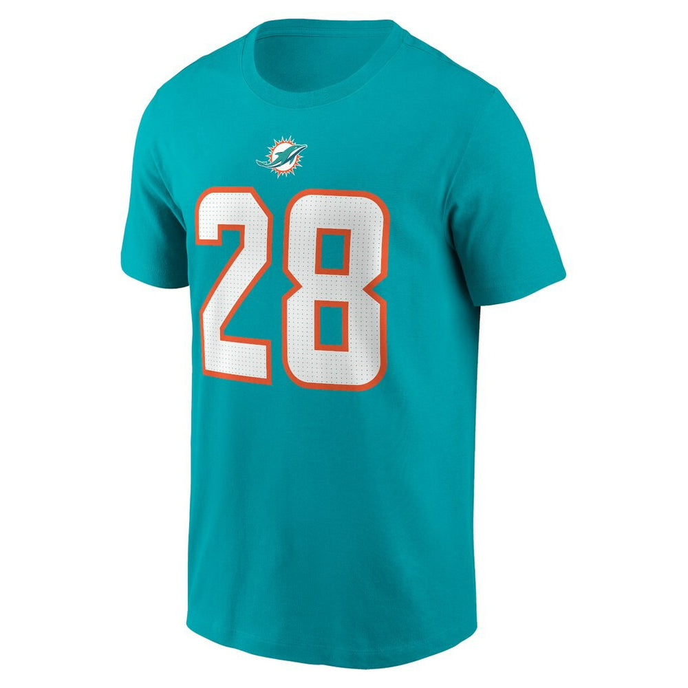 NFL Miami Dolphins De’Von Achane  Player Name & Number T-Shirt