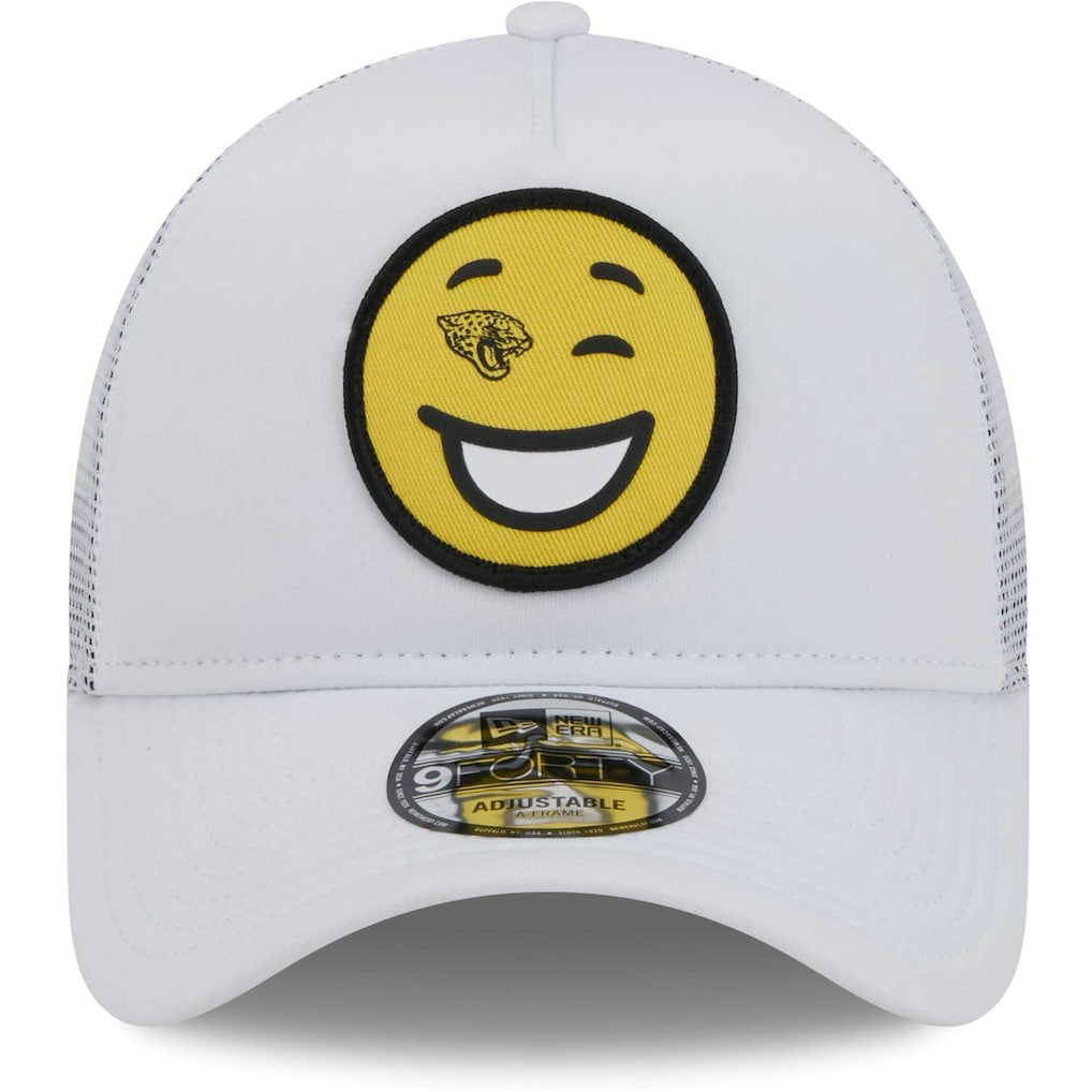 NFL Jacksonville Jaguars Happy A-Frame Trucker 9FORTY Snapback Hat
