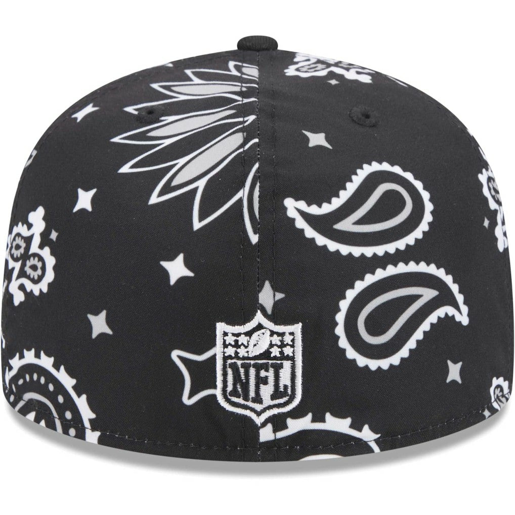 NFL Las Vegas Raiders Paisley 59FIFTY Fitted Hat