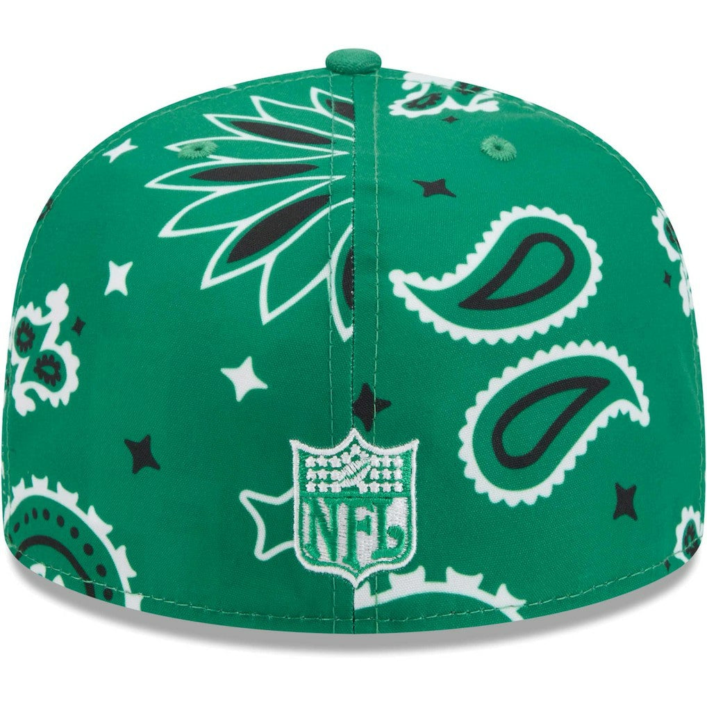 NFL Philadelphia Eagles Throwback Paisley 59FIFTY Fitted Hat