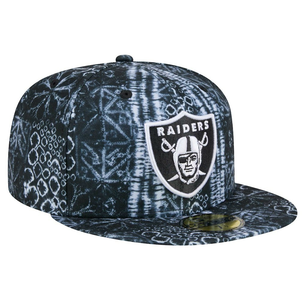 NFL Las Vegas Raiders Shibori 59FIFTY Fitted Hat