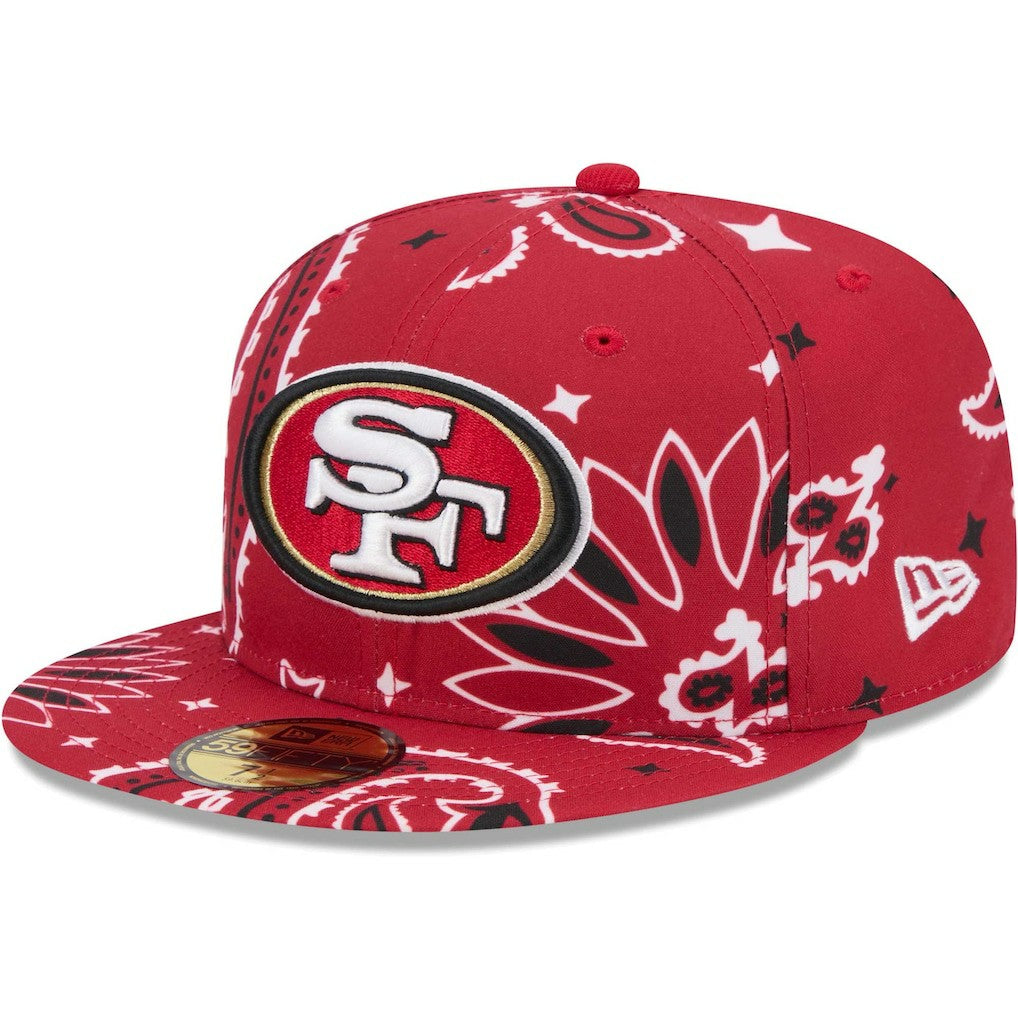 NFL San Francisco 49ers Paisley 59FIFTY Fitted Hat