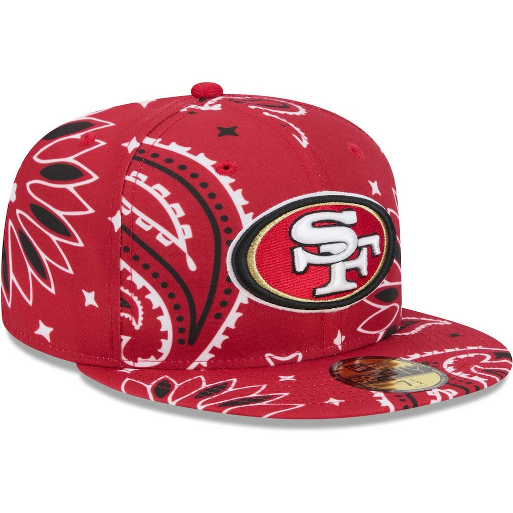 NFL San Francisco 49ers Paisley 59FIFTY Fitted Hat