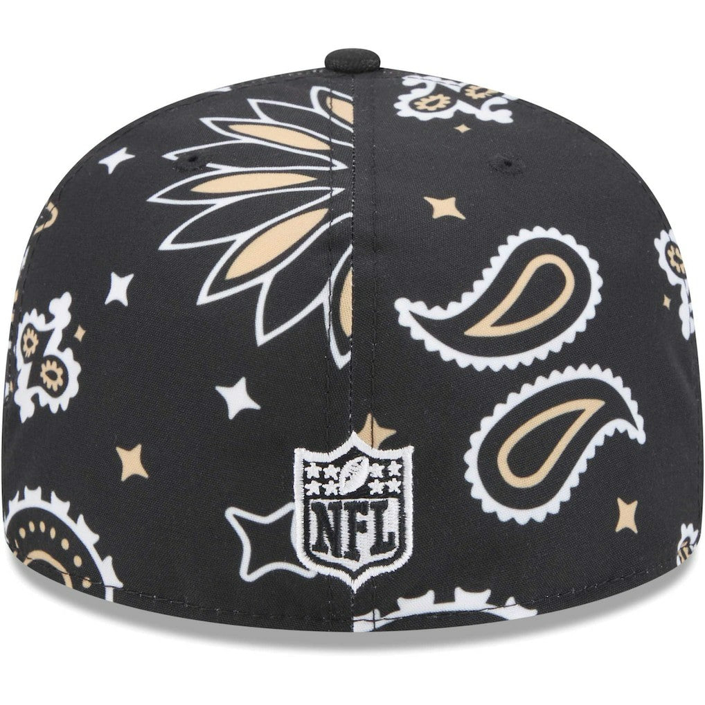NFL New Orleans Saints Paisley 59FIFTY Fitted Hat